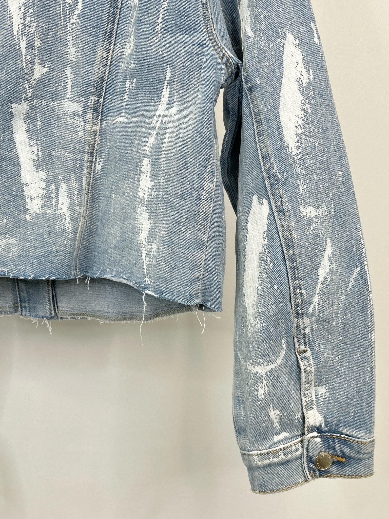 AVEC LES FILLES Size M BLUE DENIM Women Jacket