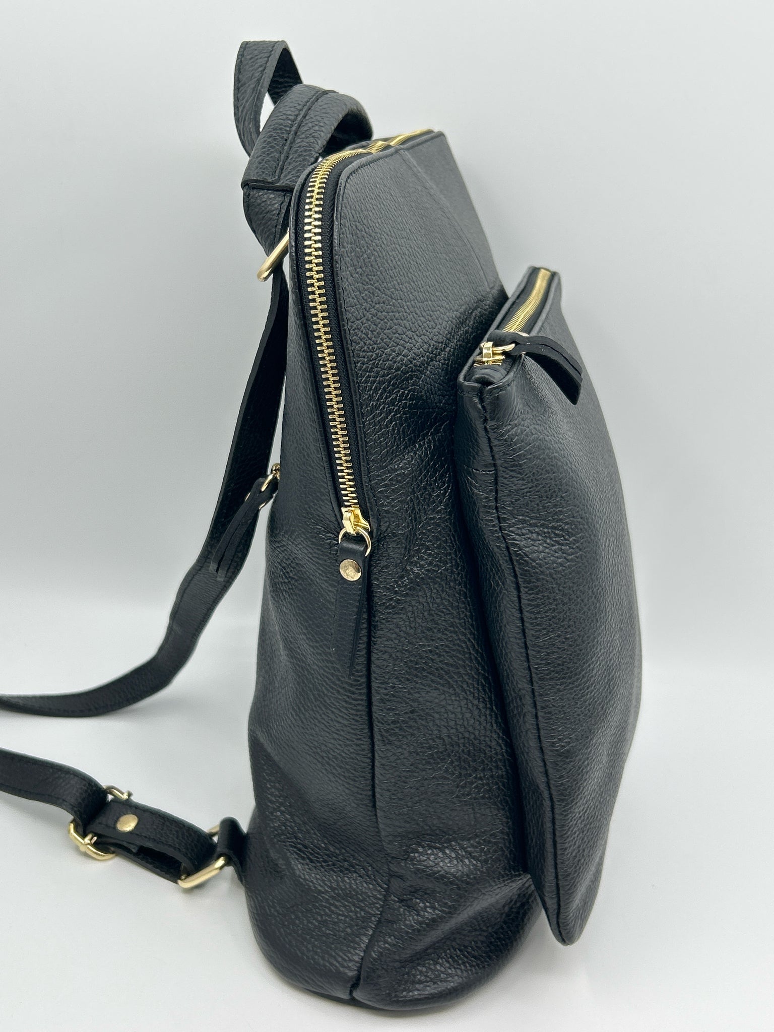 L.CREDI Black Women Backpack