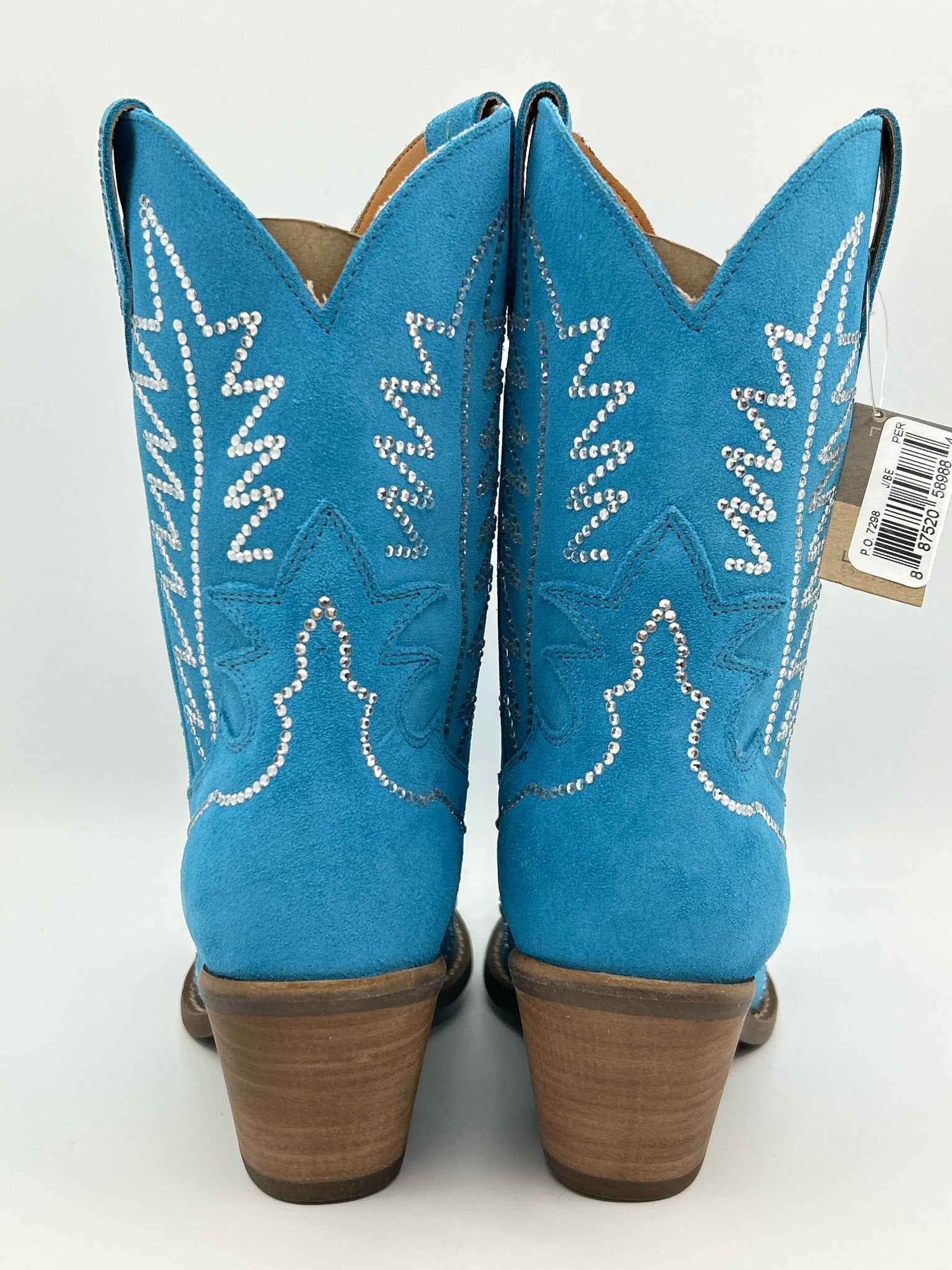 DINGO Size 7.5M Blue Women Boots