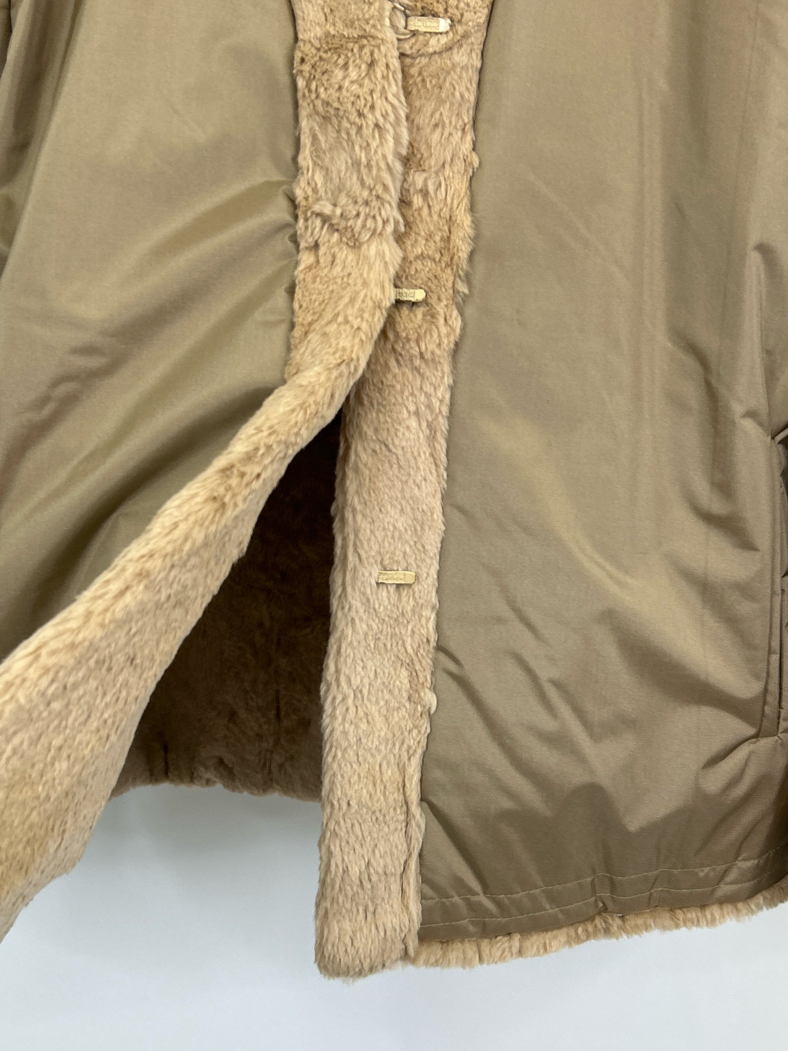 NO BRAND Size L Light Brown Women Coat