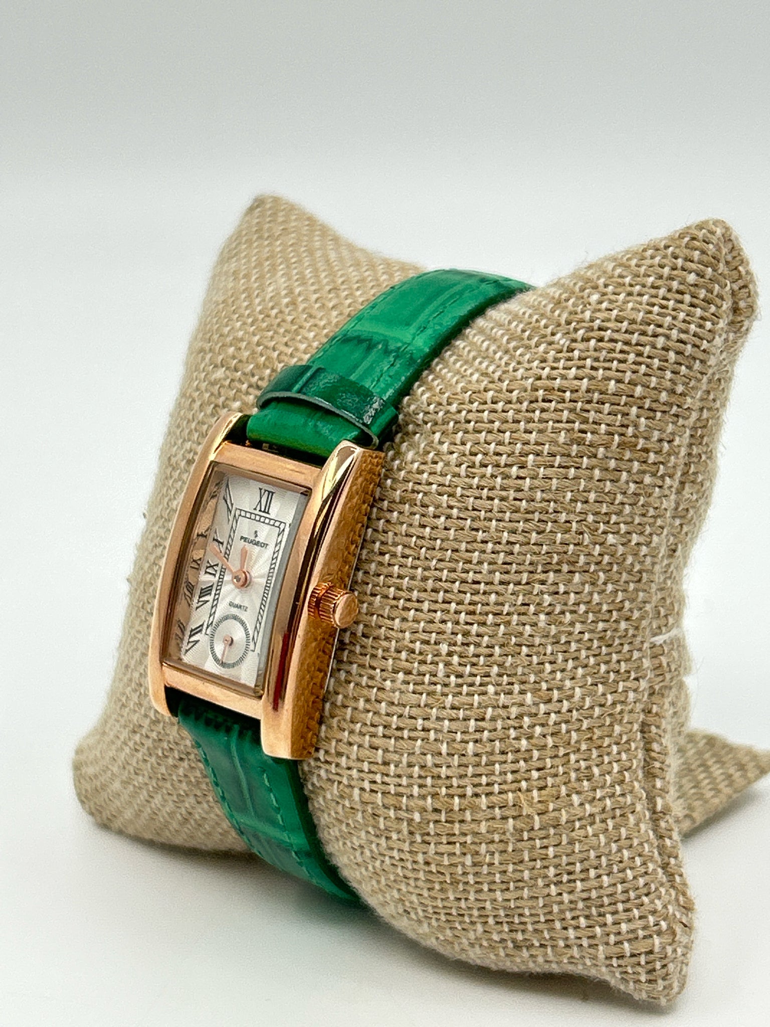 PEUGEOT GOLD AND GREEN Watch