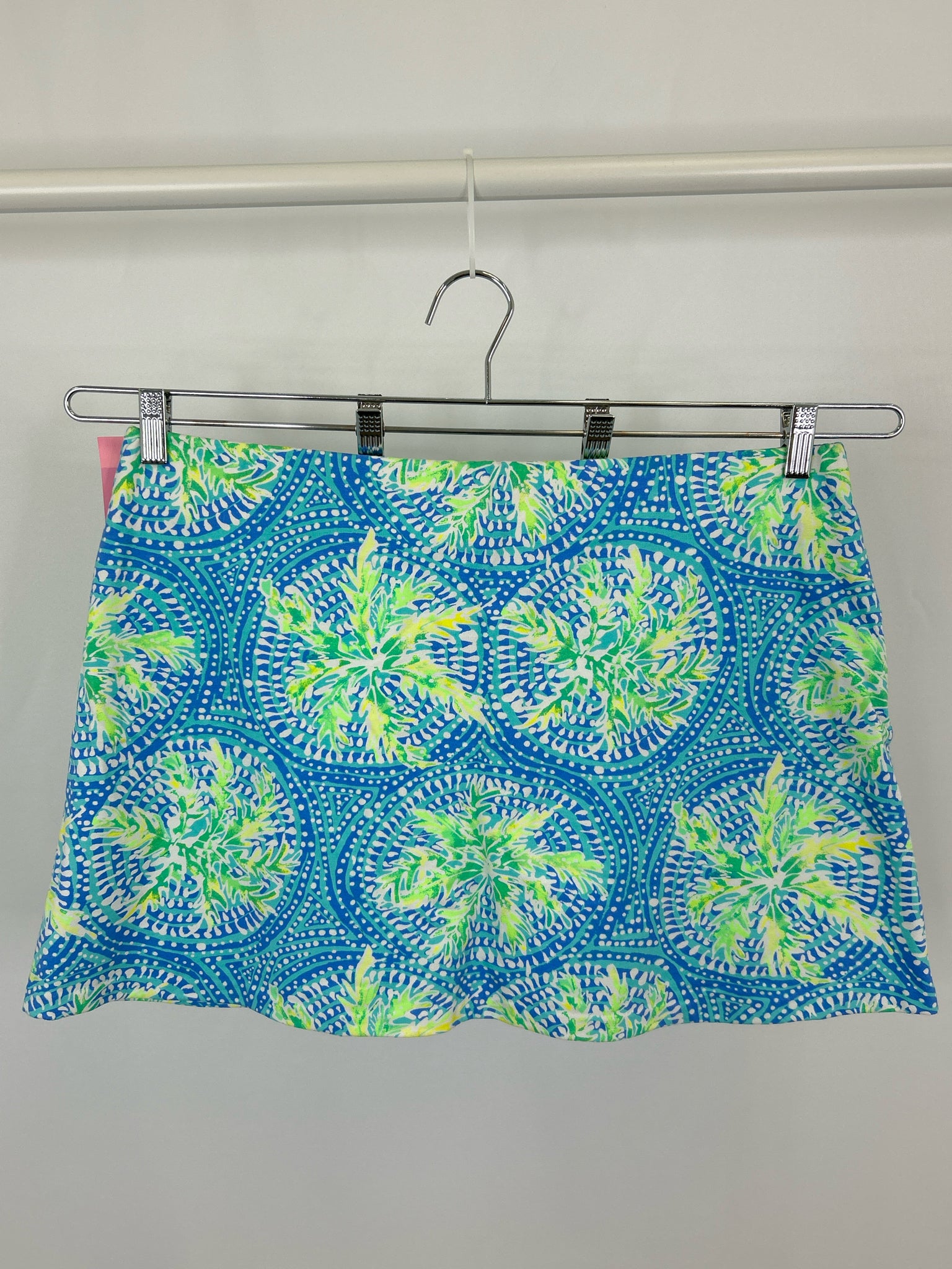 LILLY PULITZER Size XL Blue Print Women Skort
