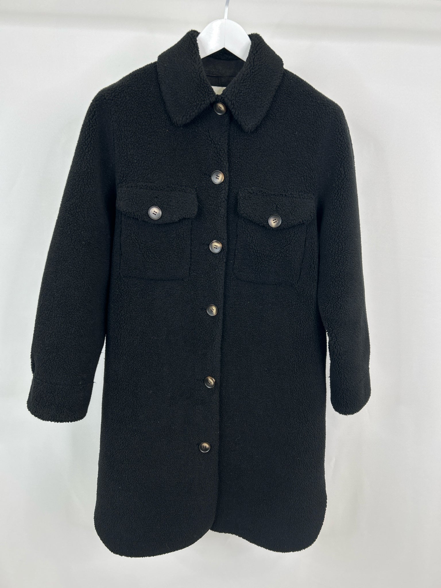 REBECCA MINKOFF Size L Black Women Coat