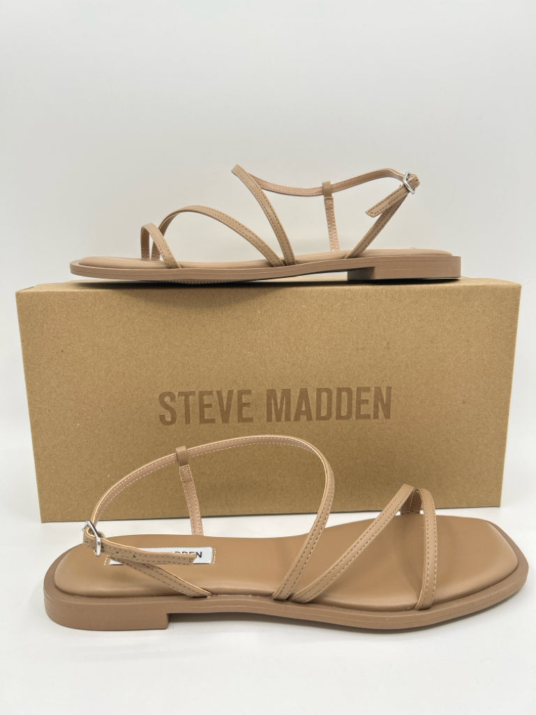 STEVE MADDEN Women Size 7.5 Natural Sandal NIB
