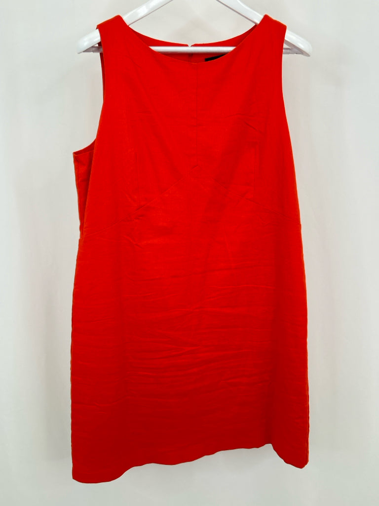 BANANA REPUBLIC NWT Women Size L Red Orange Dress
