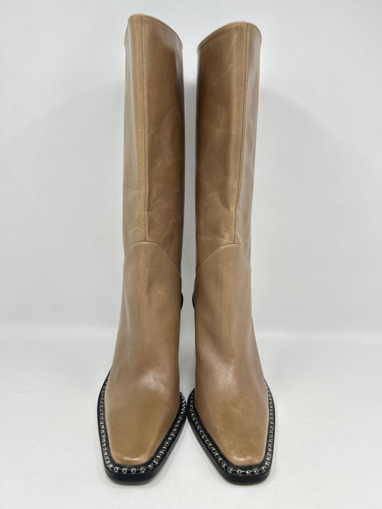 Zara boots beige hot sale