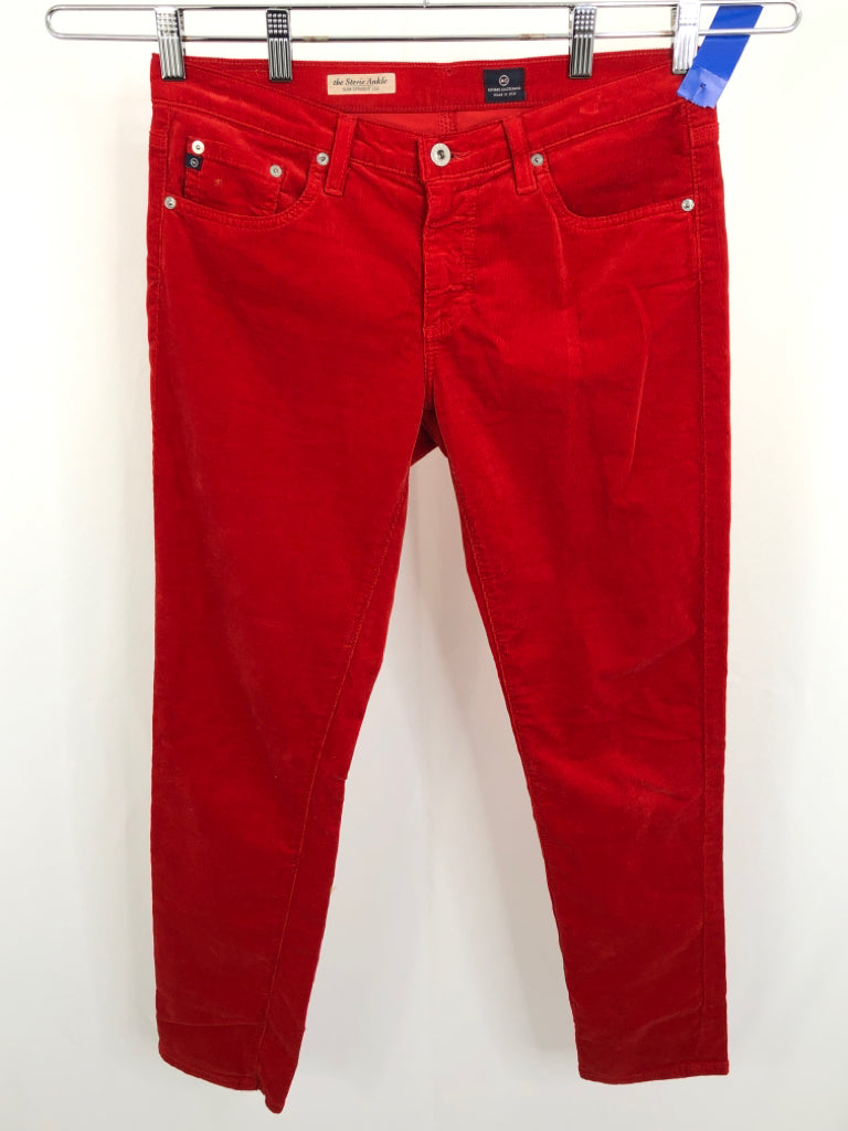 ADRIANO GOLDSCHMIED Women Size 10 Red Pants