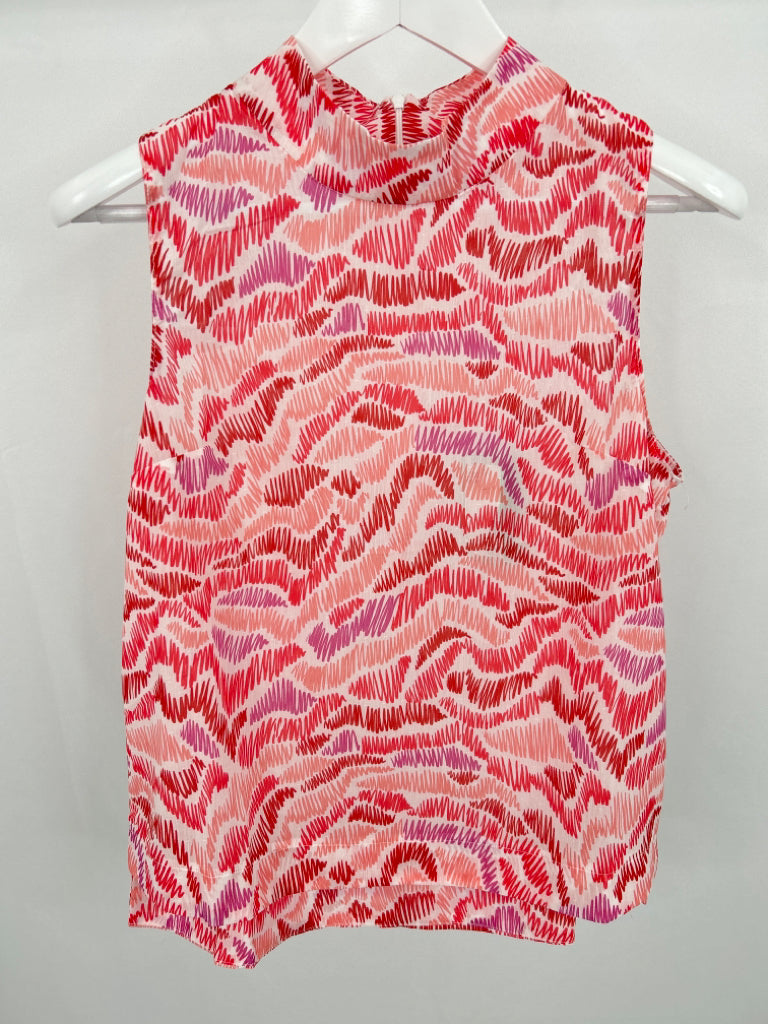 Sincerely Ours NWT Women Size M Red Print Top