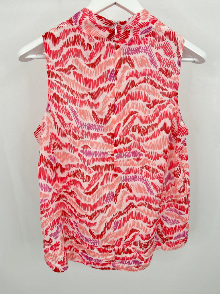 Sincerely Ours NWT Women Size S Red Print Top