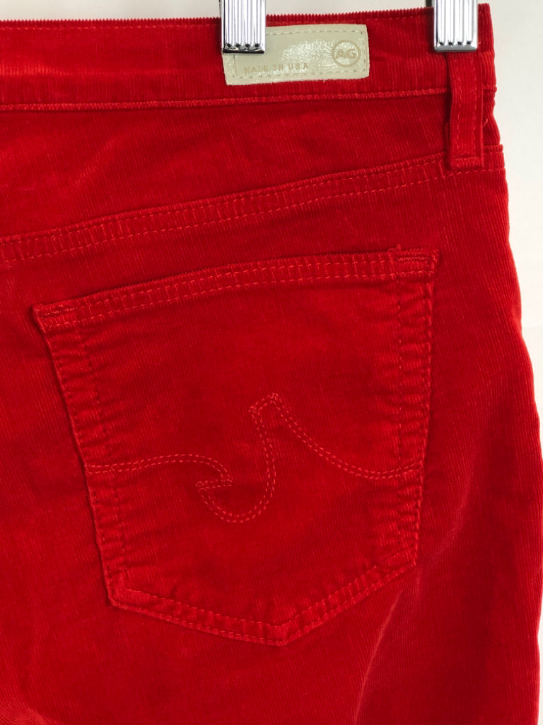 ADRIANO GOLDSCHMIED Women Size 10 Red Pants