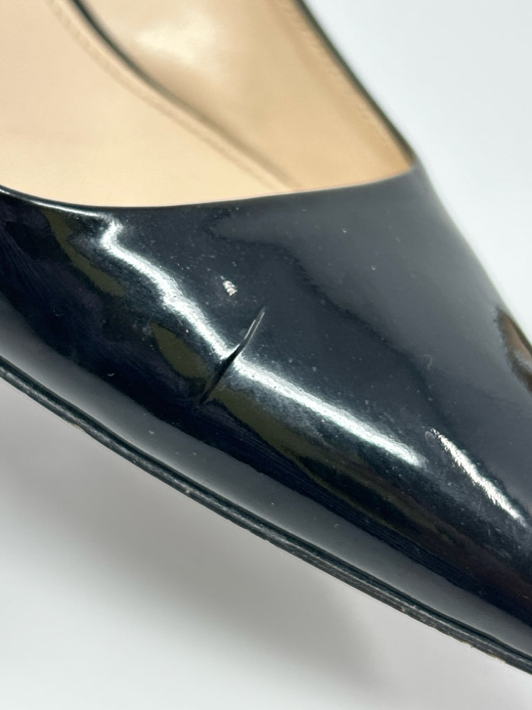 PRADA Women EU Size 35.5 Black Patent Leather Pumps