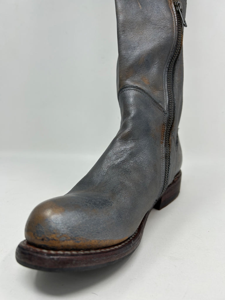 BED STU Women Size 6 Grey and Silver Boots