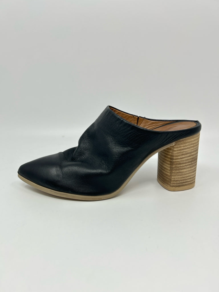 BUENO Women EU Size 38 Black Leather Booties