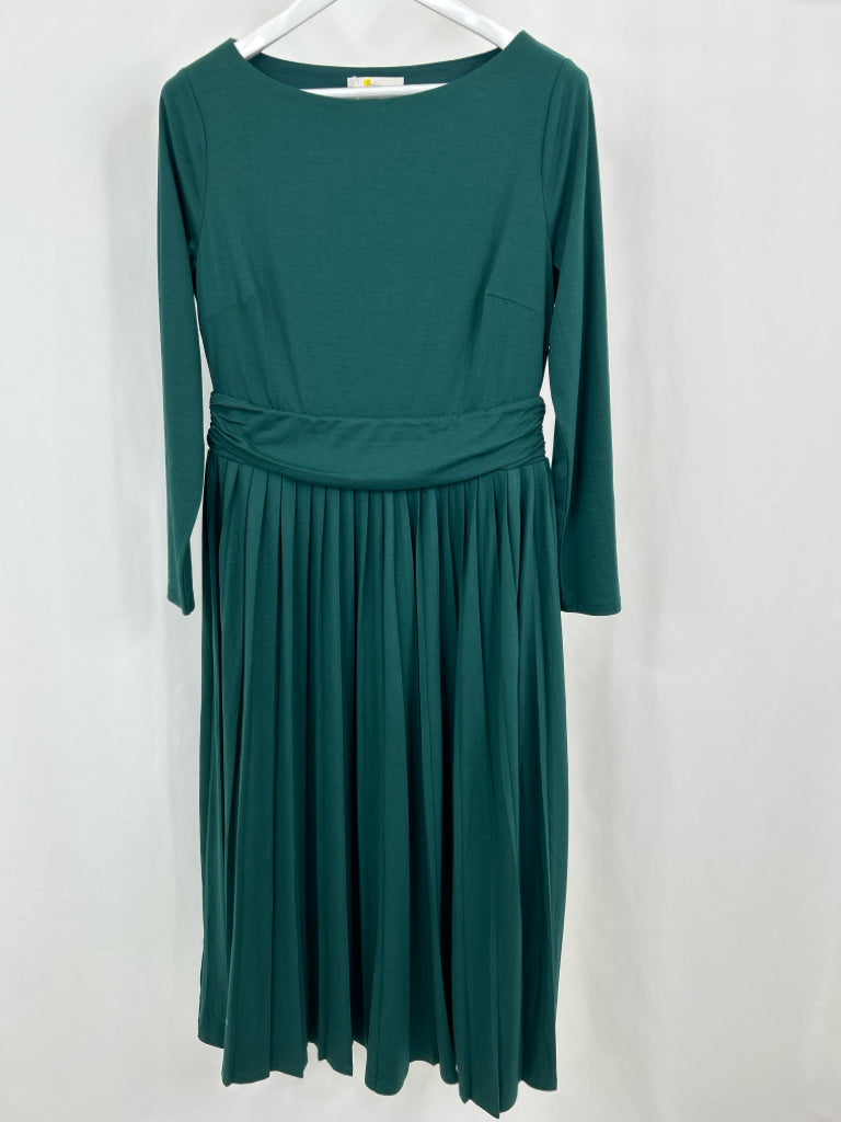 BODEN Women Size 10L Green Dress NWT
