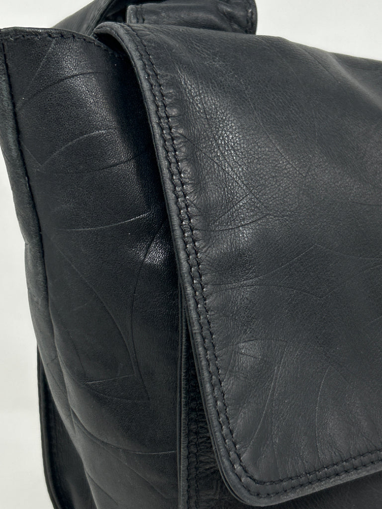 Chanel Black Lambskin Leather Crossbody Purse