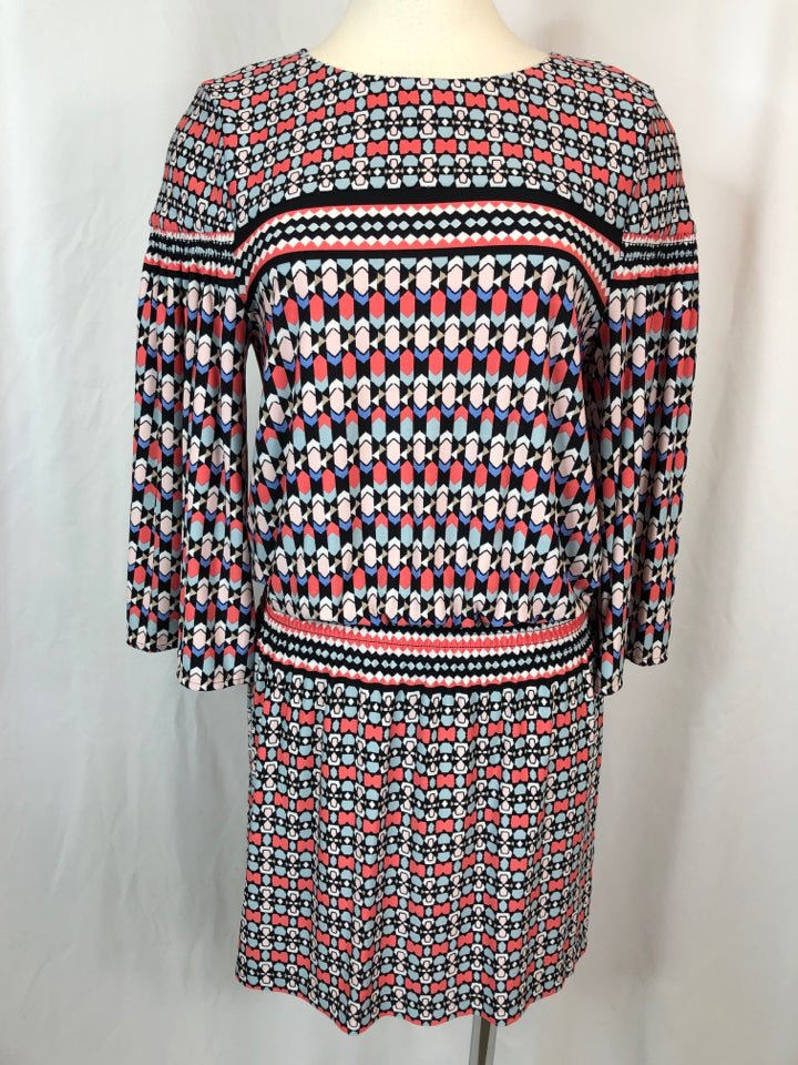 LAUNDRY BY SHELLI SEGAL Women Size S Coral Print Dress