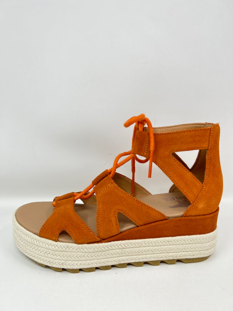 SOREL Women Size 8 Orange Sandal