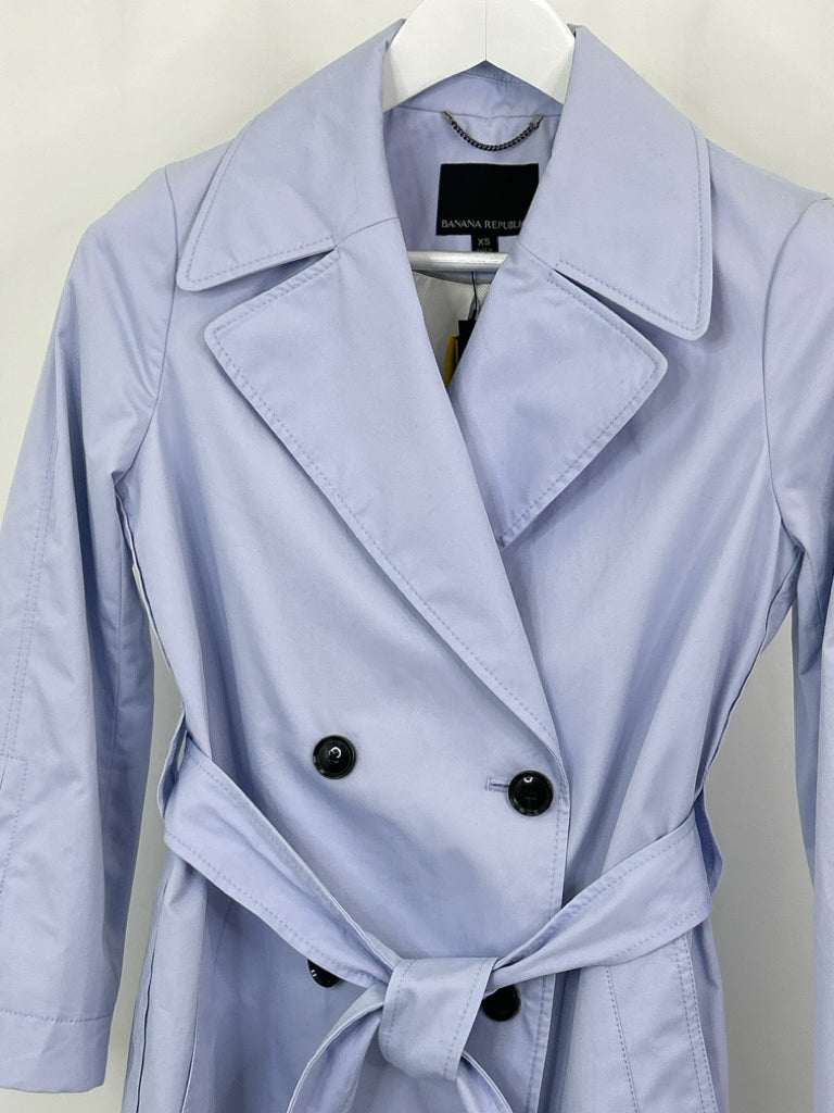 BANANA REPUBLIC Women Size XS Lilac Coat