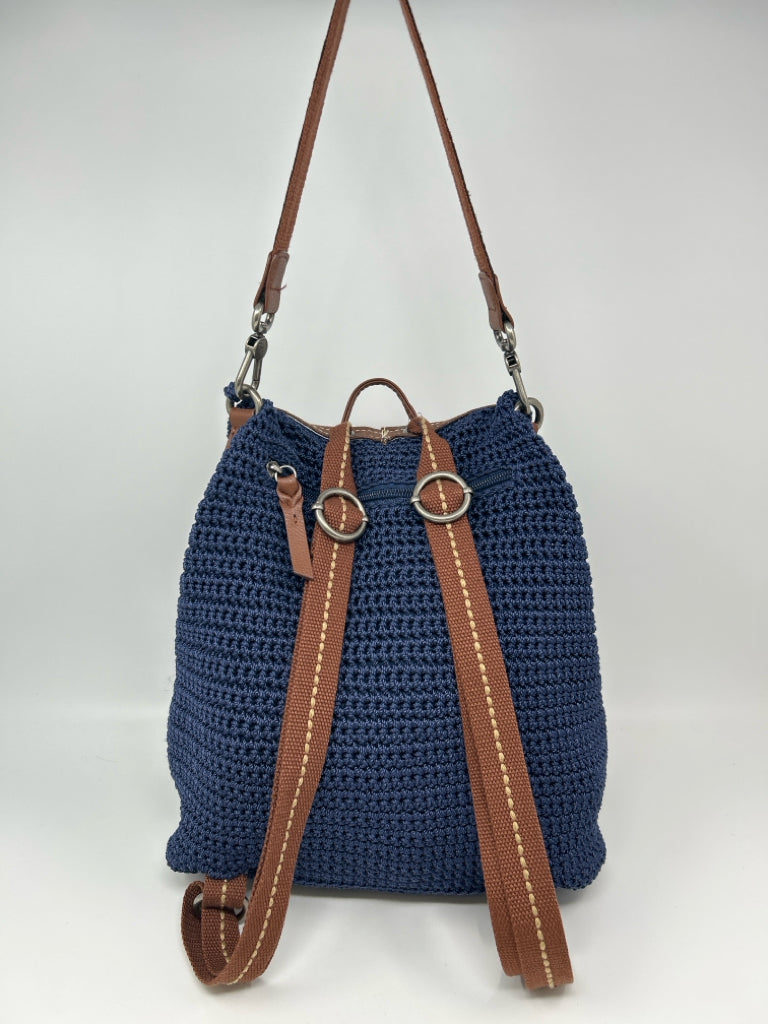 THE SAK Blue and Brown Backpack