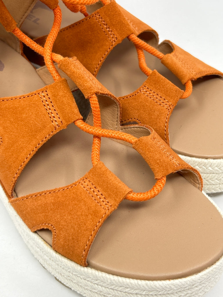 SOREL Women Size 8 Orange Sandal