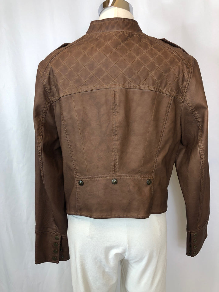 Hei hei leather top jacket