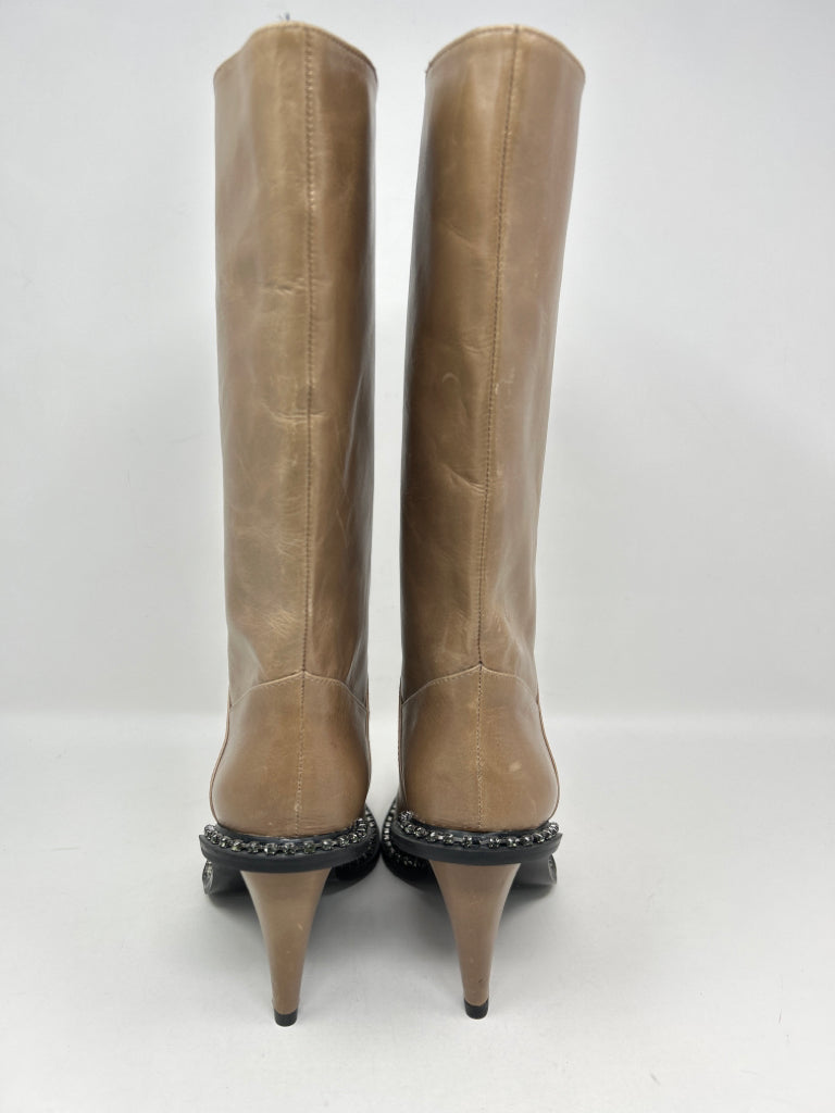 ZARA WOMAN Women EU Size 36 Beige Boots NWT