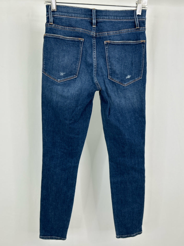 FRAME Women Size 4 BLUE DENIM jeans