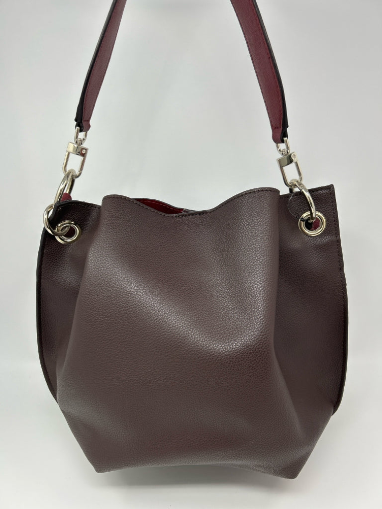 GUESS Brown and Red Purse