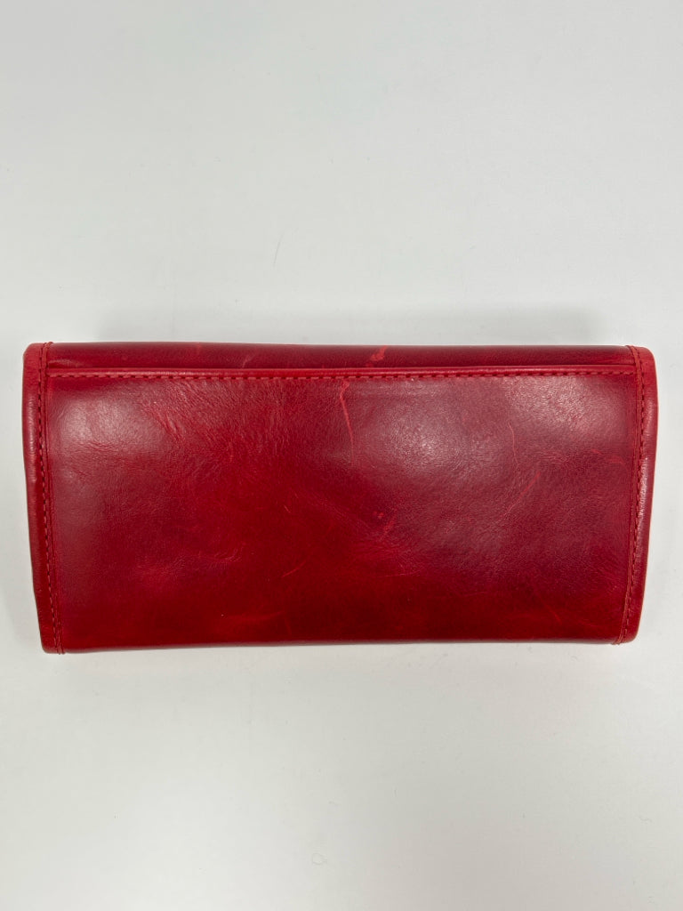 FRYE Red Melissa Leather Wallet NWT