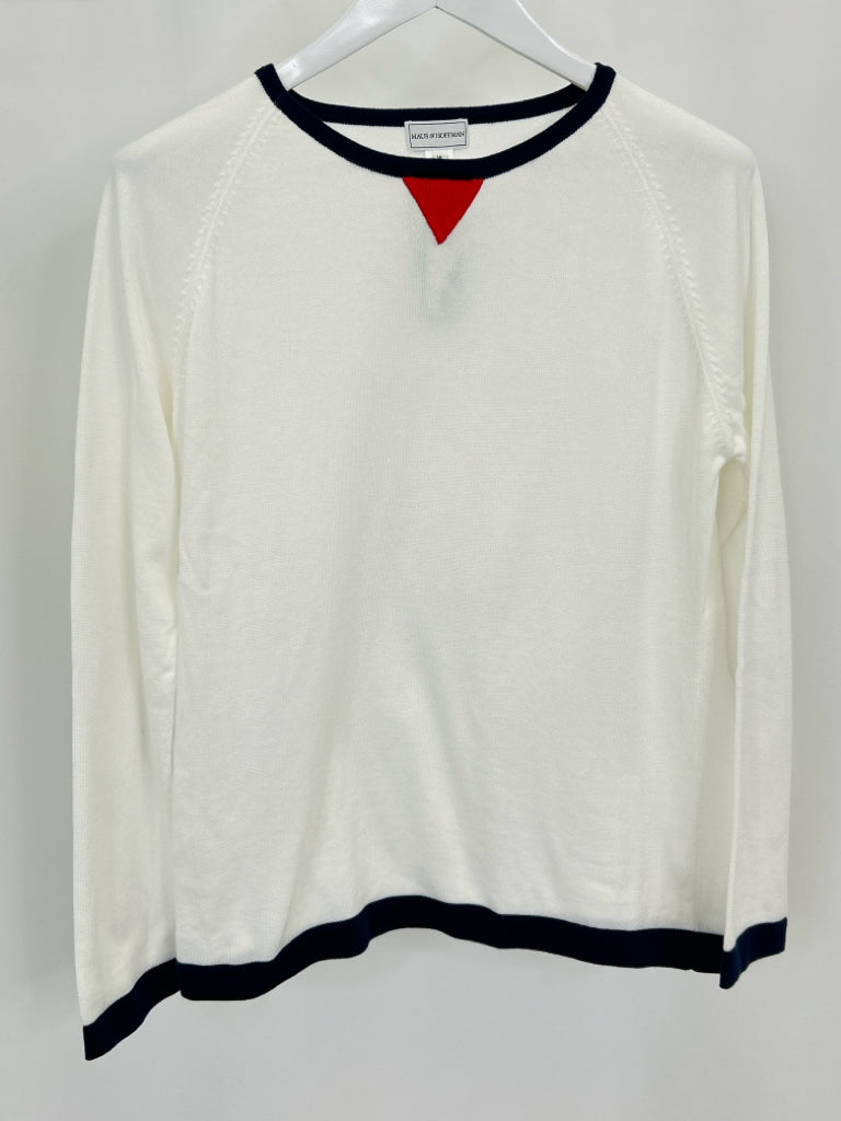 MAUS & HOFFMAN Women Size XL White Sweater