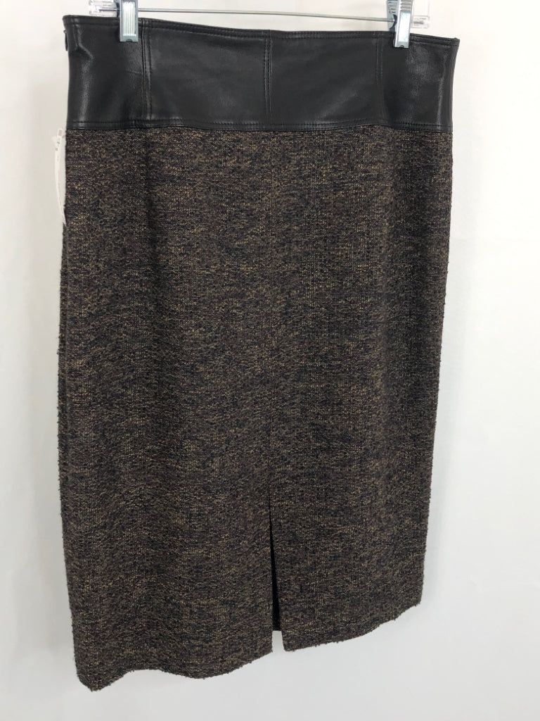 LAFAYETTE 148 Women Size 10 Black & Brown Skirt